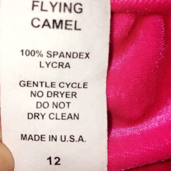 Pink Flying Camel Figure Skating Dress - Picture 3 of 3